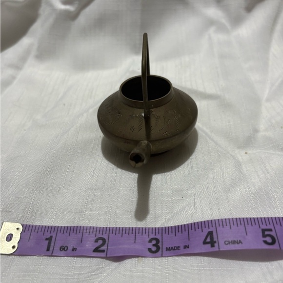 Vintage Brass Miniature Teapot - Picture 2 of 4